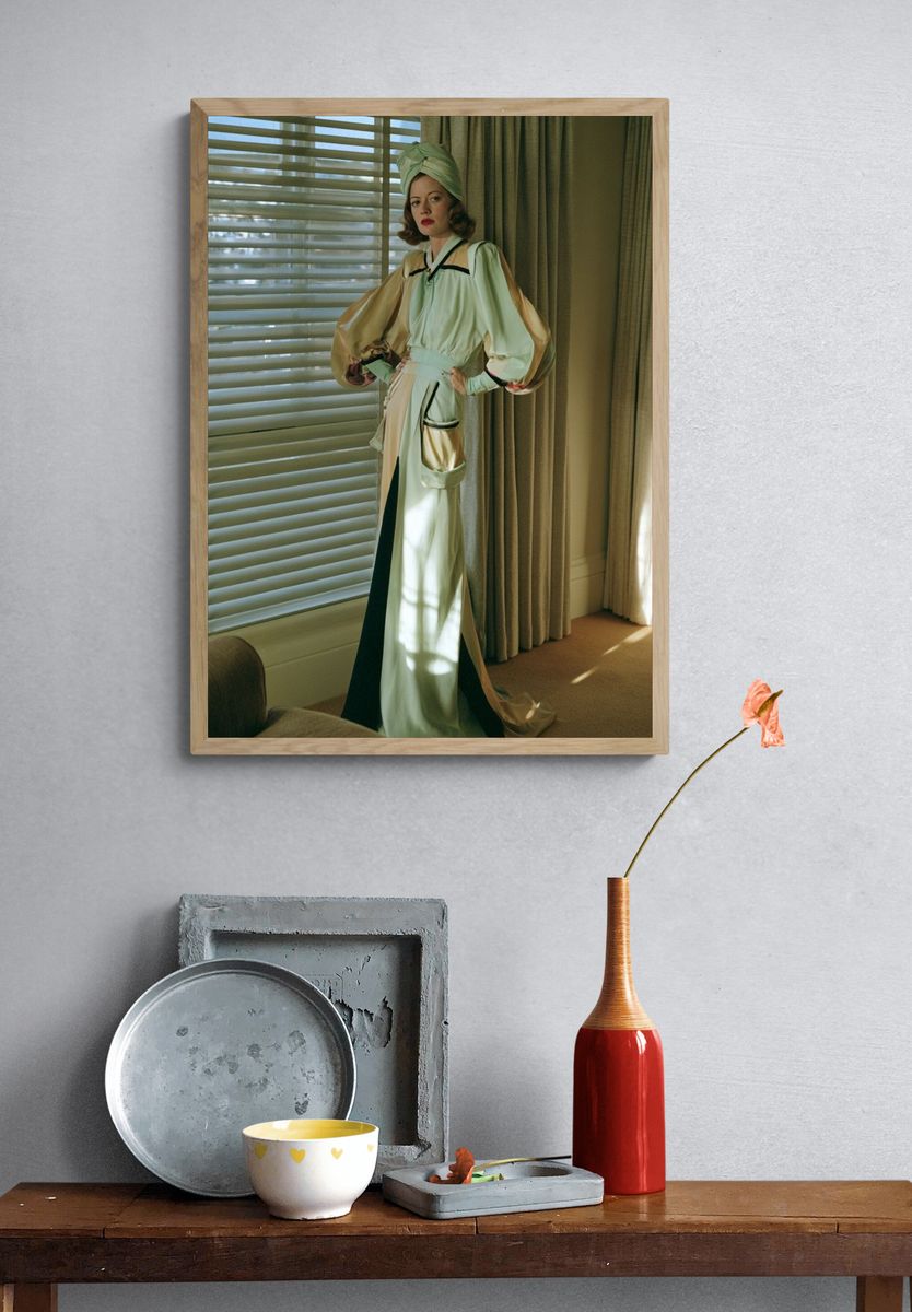 Vintage Fashion Portrait Poster. — room view 3