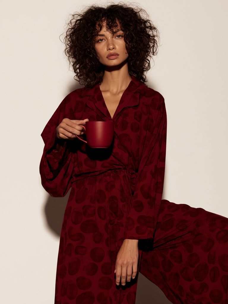 Red Fashion Portrait Poster. poster — photography art