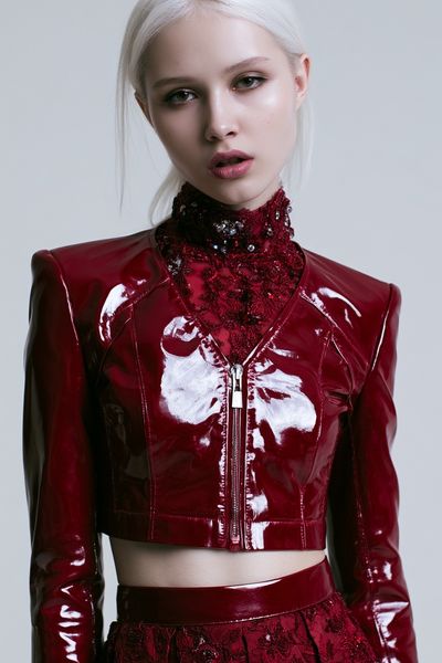 Avant-Garde Fashion Portrait Poster.