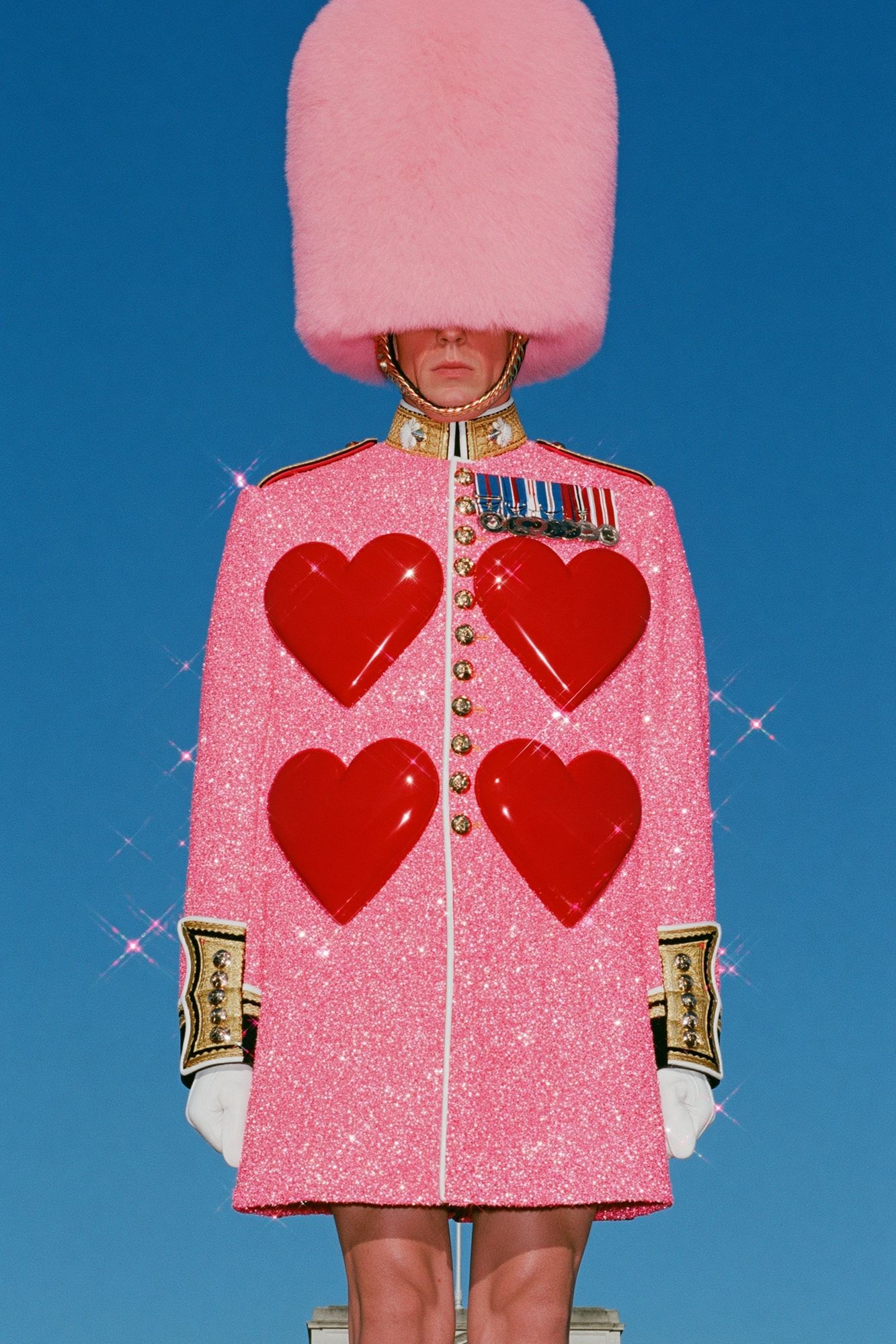 Pink Guard Fashion Poster. poster — fashion art