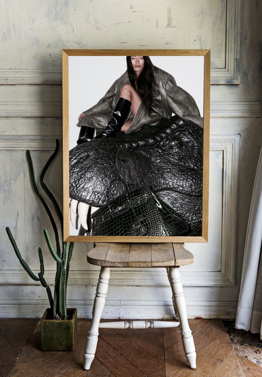 High Fashion Portrait Photography Poster. — room view 1