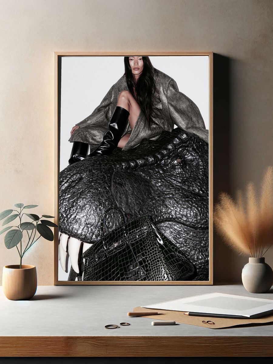 High Fashion Portrait Photography Poster. — room view 2