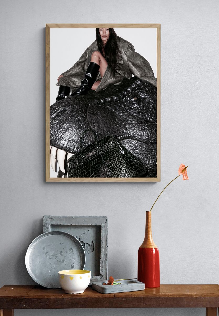 High Fashion Portrait Photography Poster. — room view 3