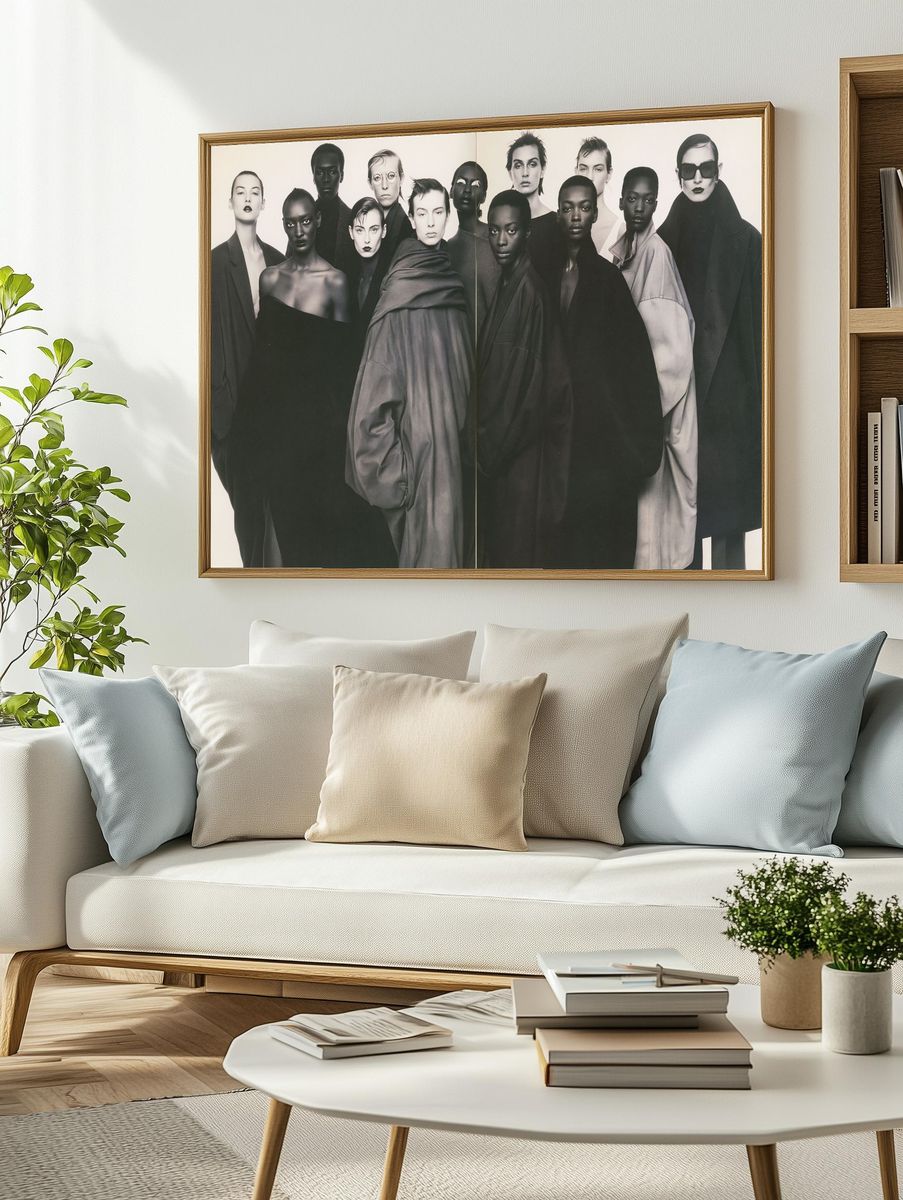 Avant-Garde Fashion Portrait Poster. — room view 2