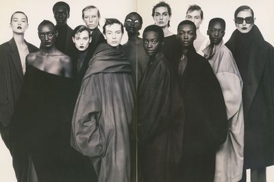 Avant-Garde Fashion Portrait Poster. poster