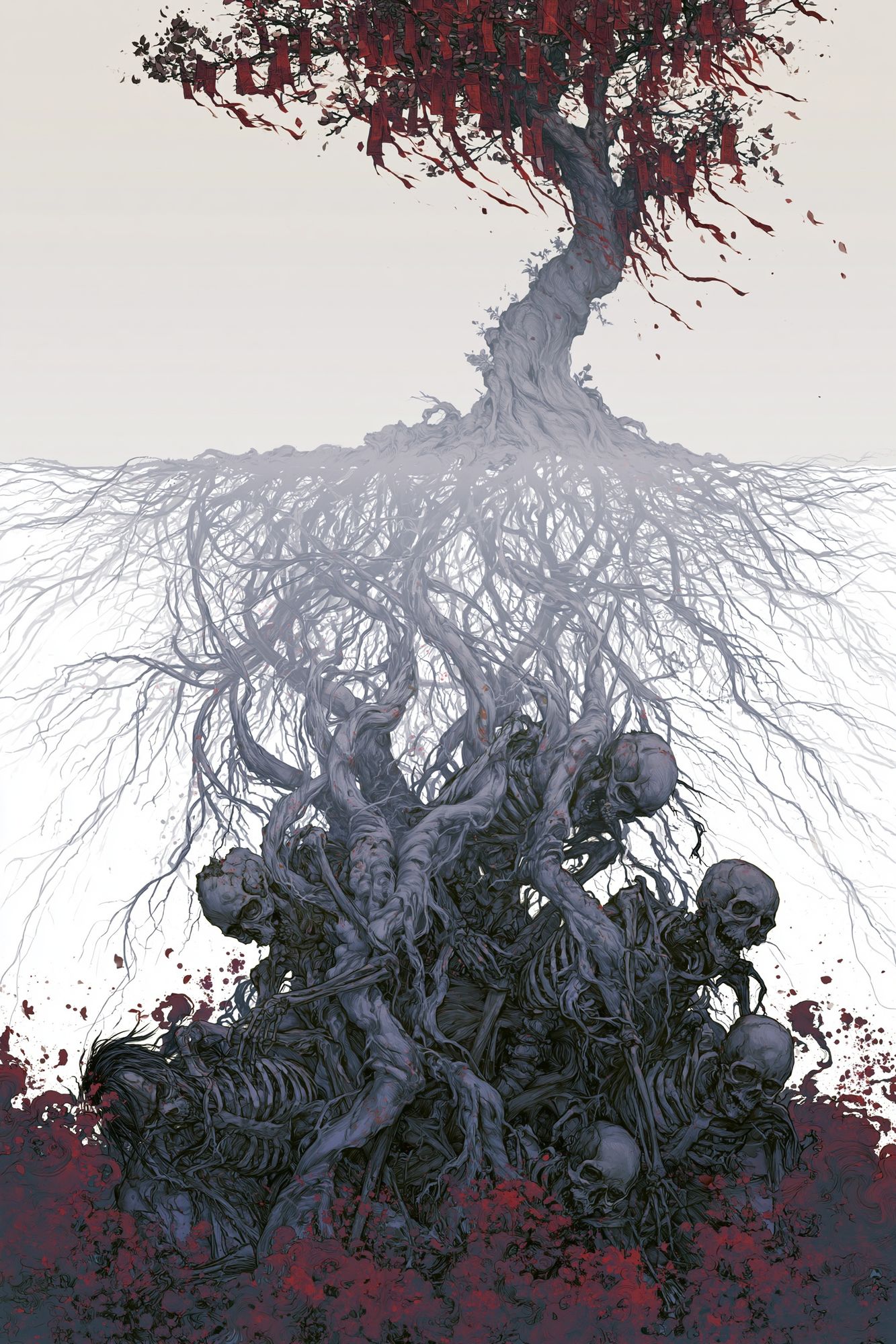 Twisted Tree of Souls Illustration Poster. poster detail
