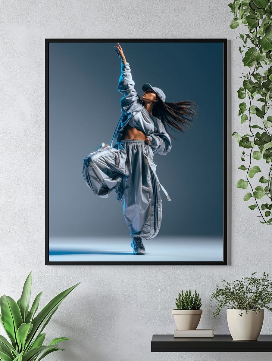 Dynamic Dancer Fashion Poster. — room view 4