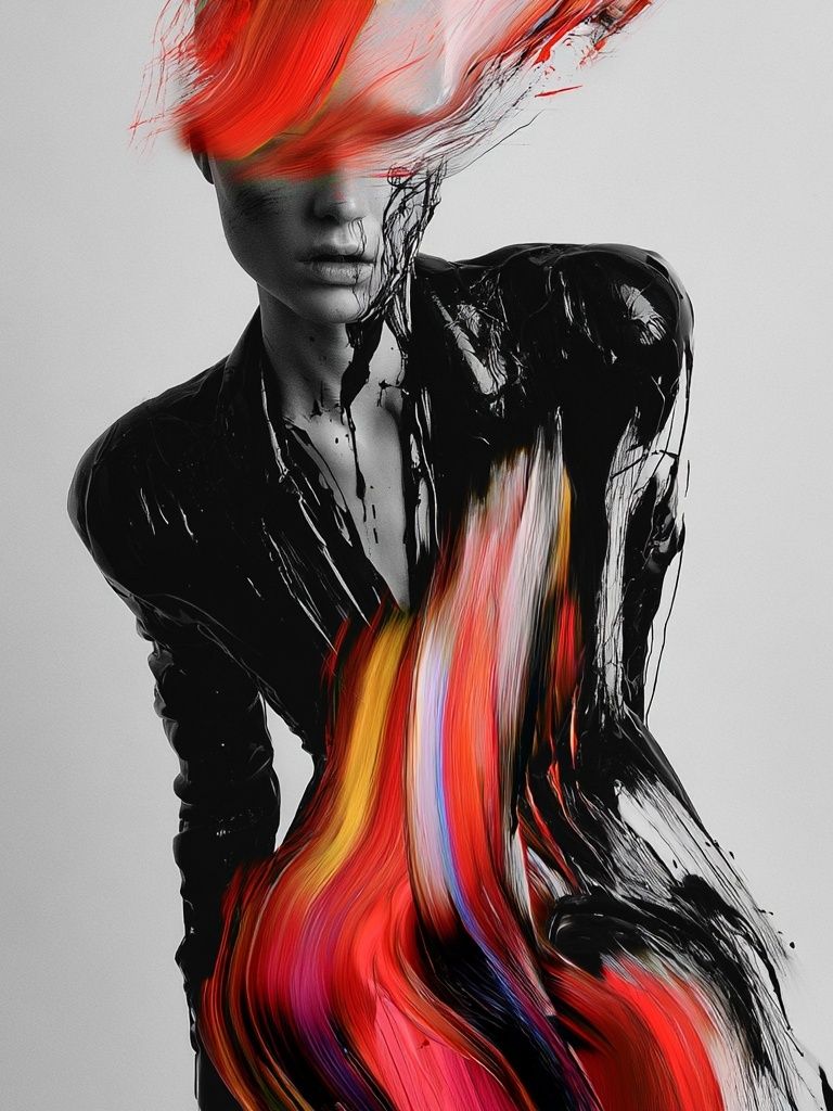 Abstract Fashion Figure Poster. poster detail