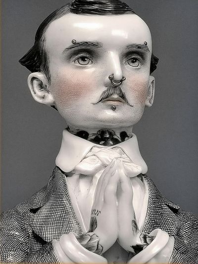 Surreal Victorian Portrait Print. poster print