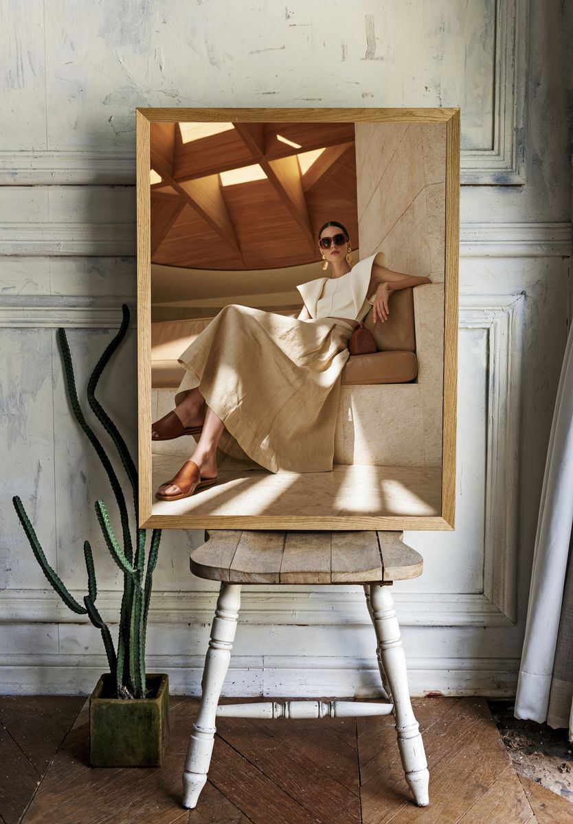 Luxury Fashion Portrait Print. — room view 1