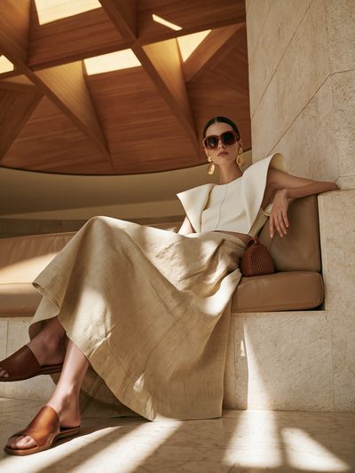 Luxury Fashion Portrait Print. poster