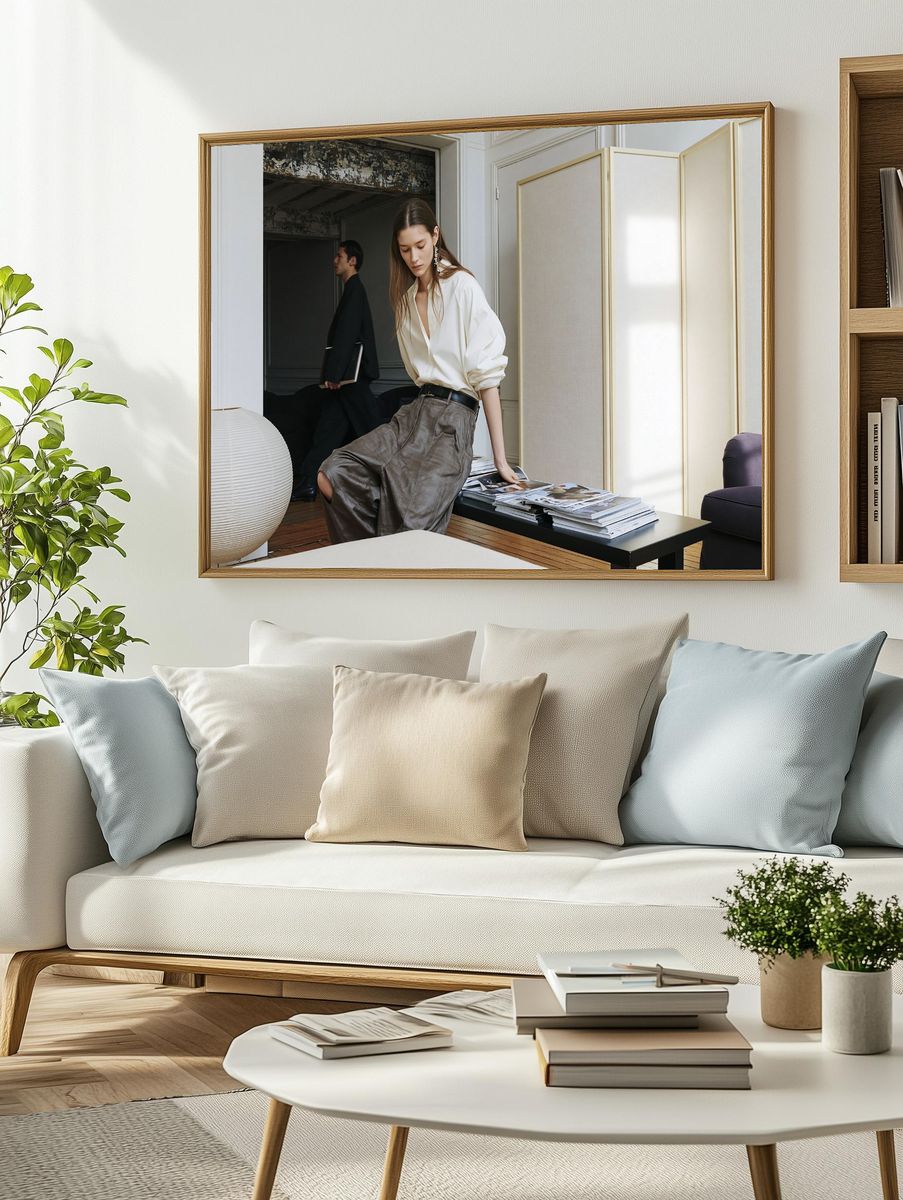 Fashion Editorial Interior Poster. — room view 2