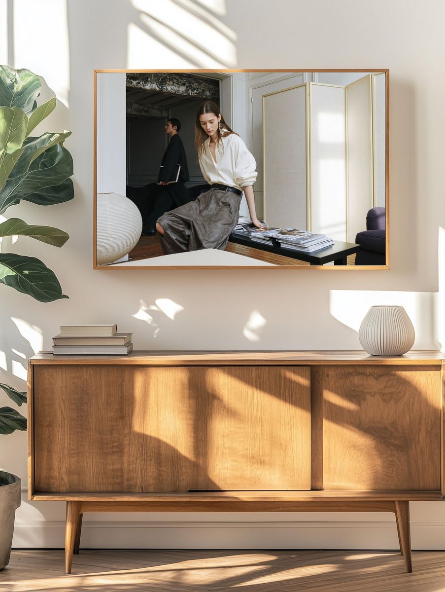 Fashion Editorial Interior Poster. — room view 3