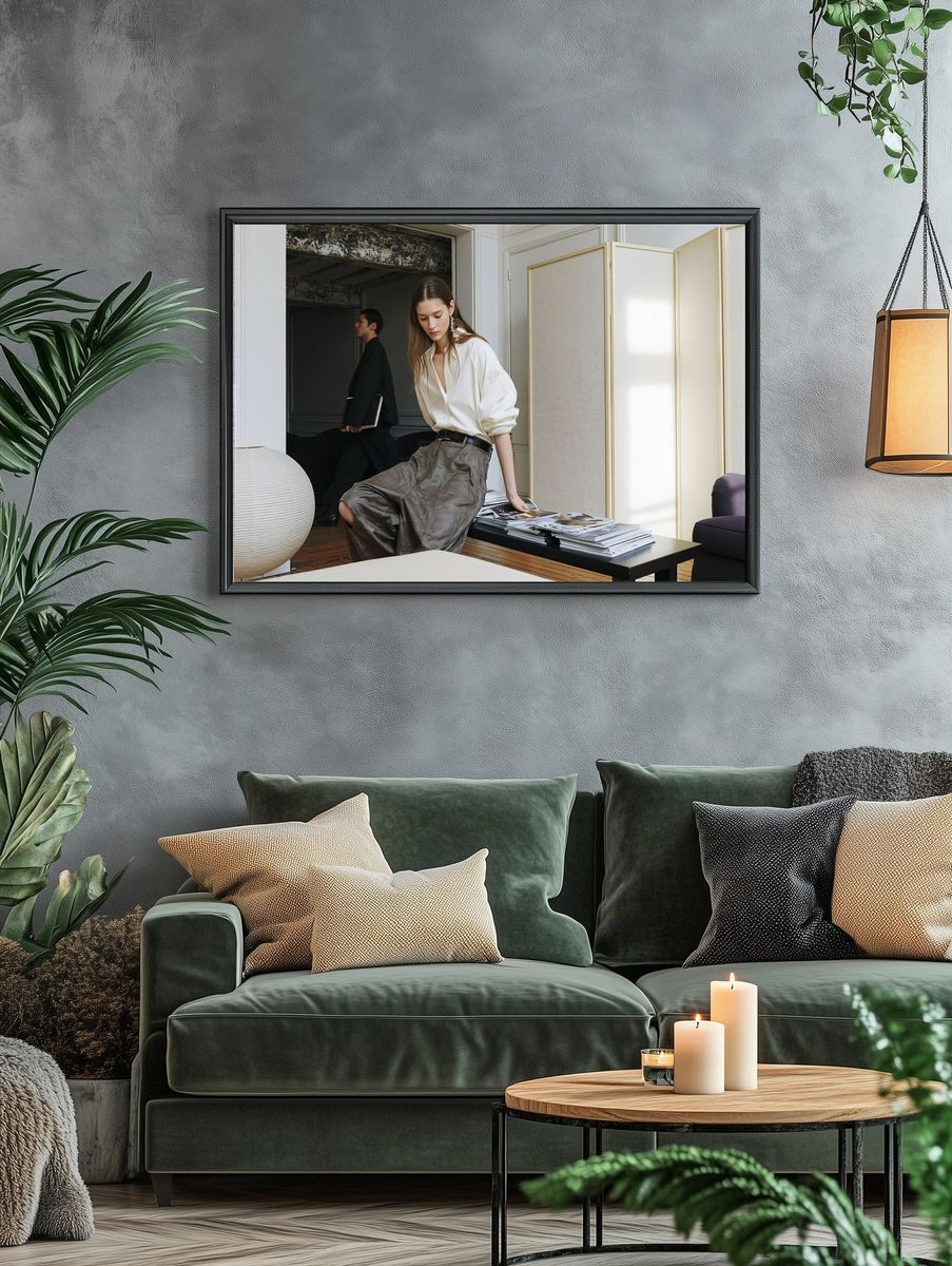 Fashion Editorial Interior Poster. — room view 4