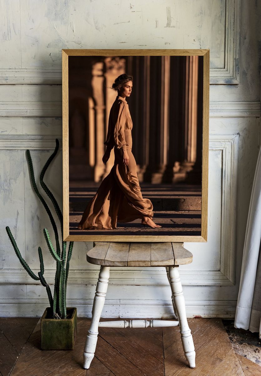 Elegant Fashion Portrait Poster. — room view 1
