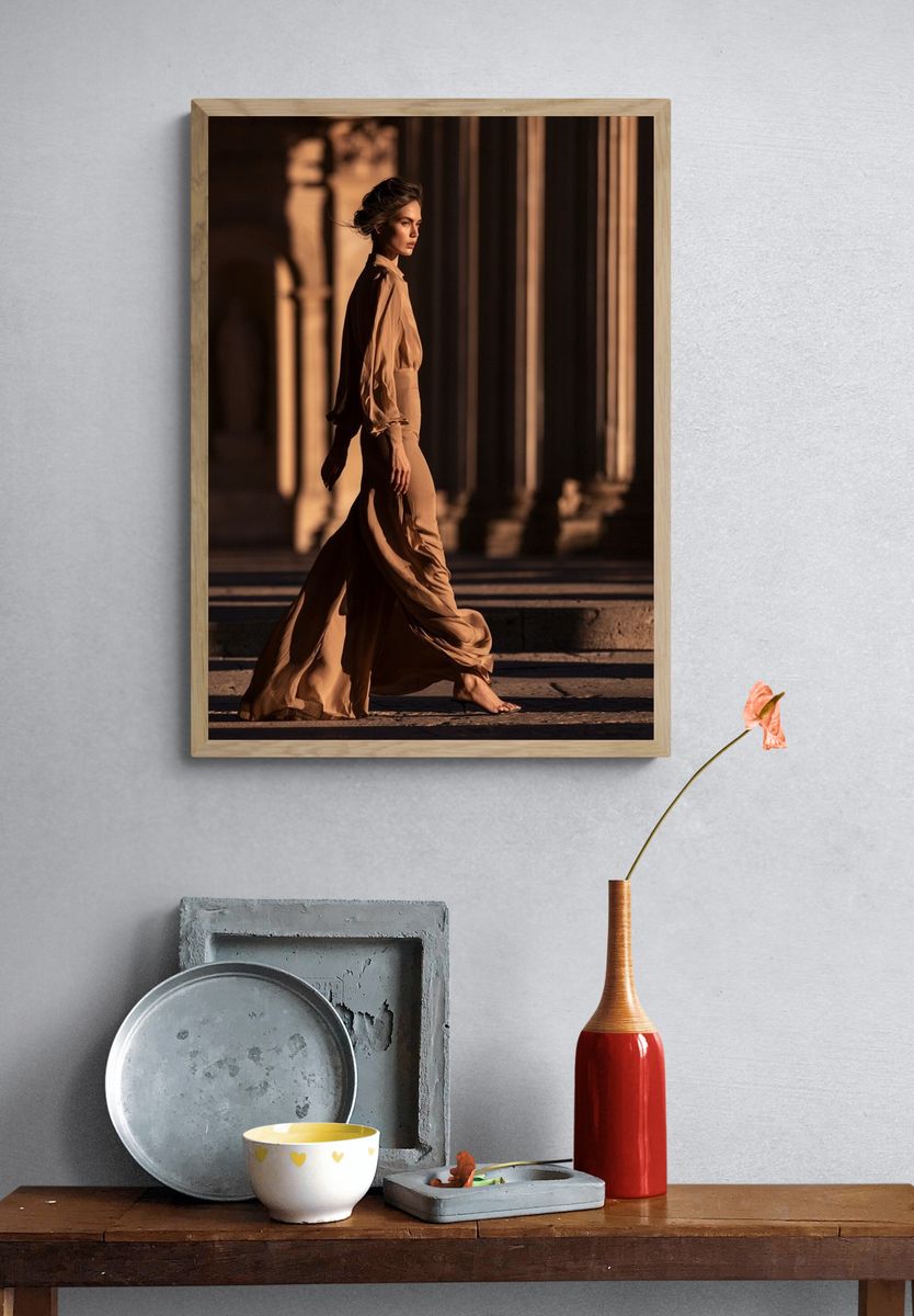 Elegant Fashion Portrait Poster. — room view 3