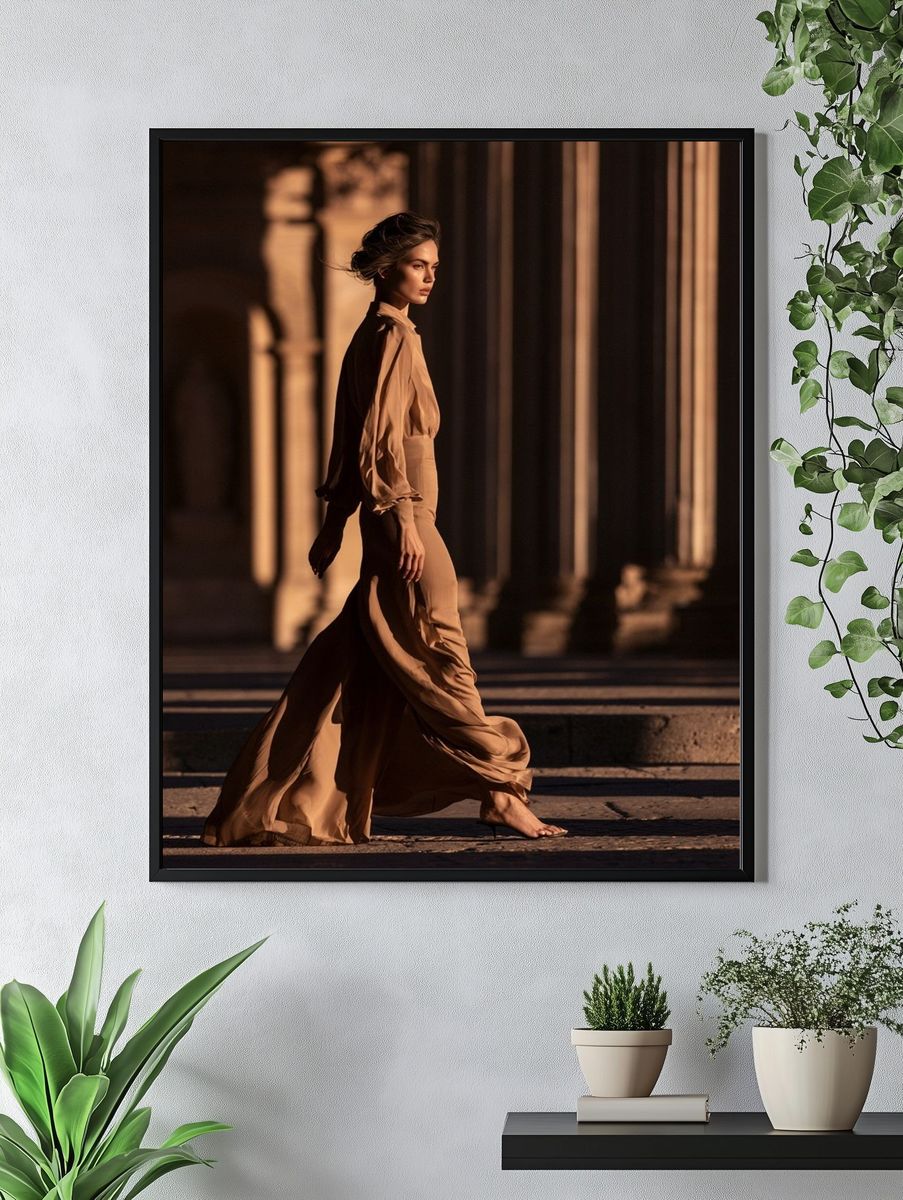 Elegant Fashion Portrait Poster. — room view 4