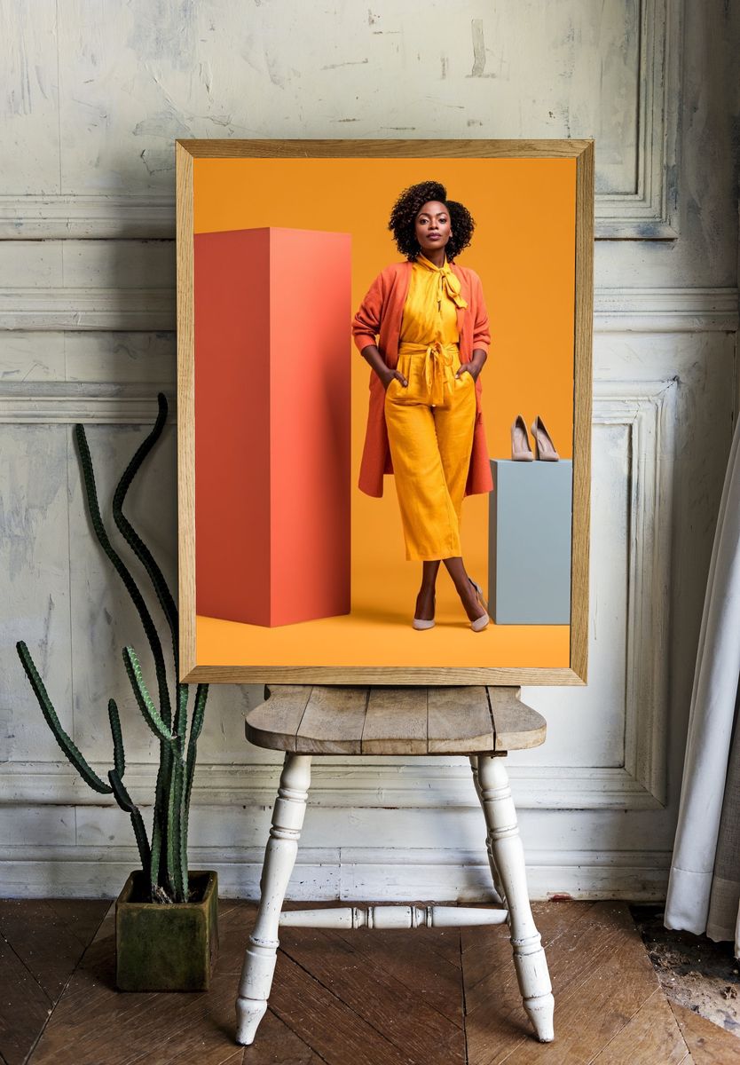 Fashion Portrait Photography Poster. — room view 1