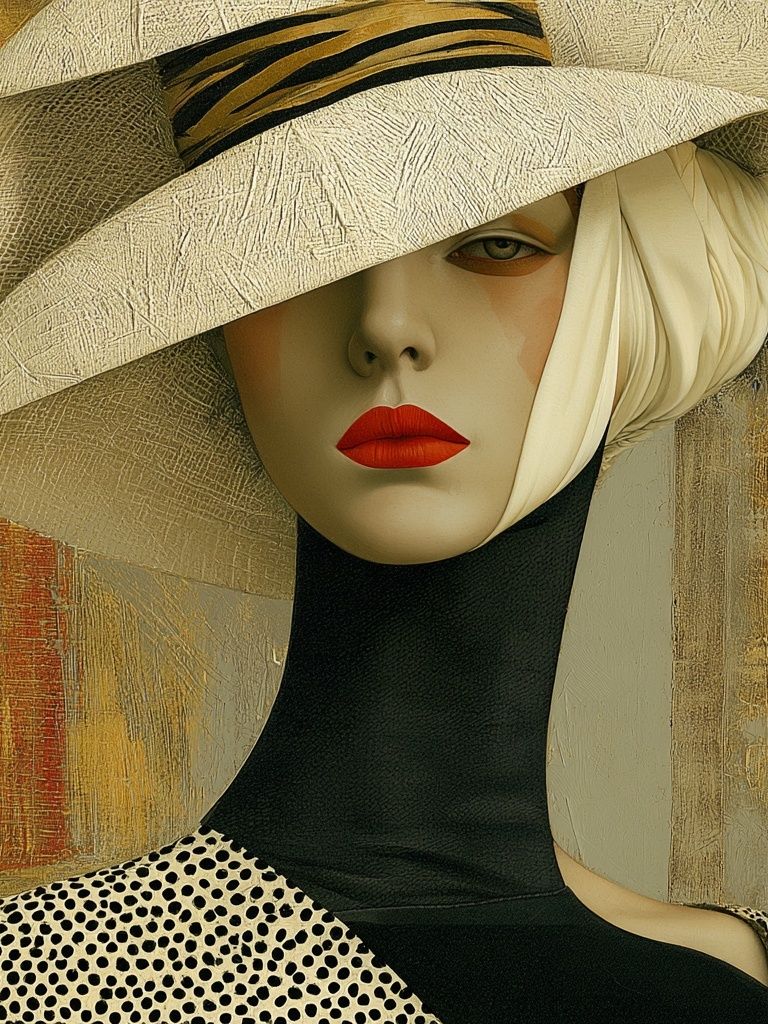 Elegant Fashion Portrait Poster. poster detail