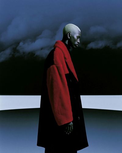 Avant-Garde Fashion Portrait Poster.