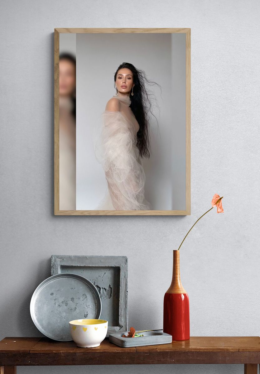 Elegant Fashion Portrait Poster. — room view 3