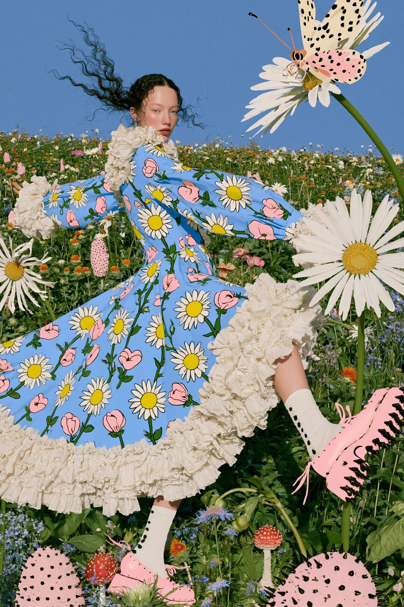 Floral Fantasy Fashion Poster. poster — fashion art