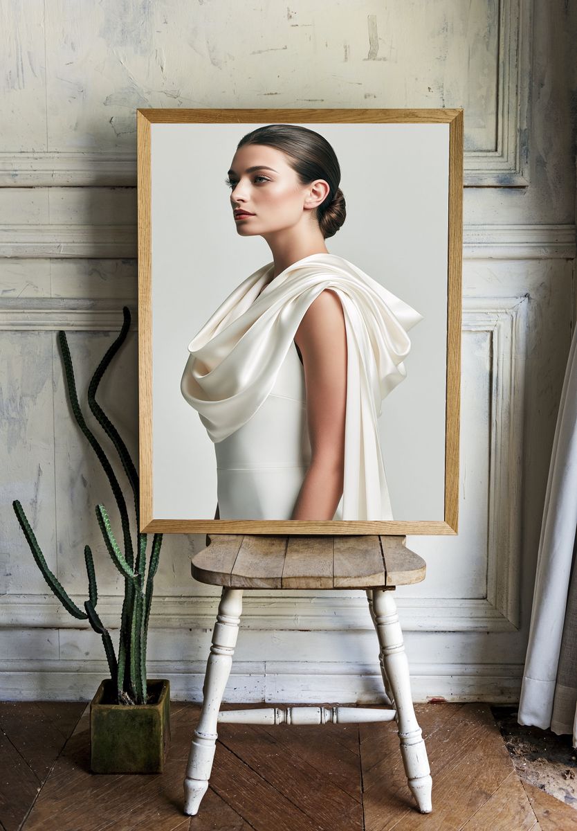 Elegant Fashion Portrait Poster. — room view 1
