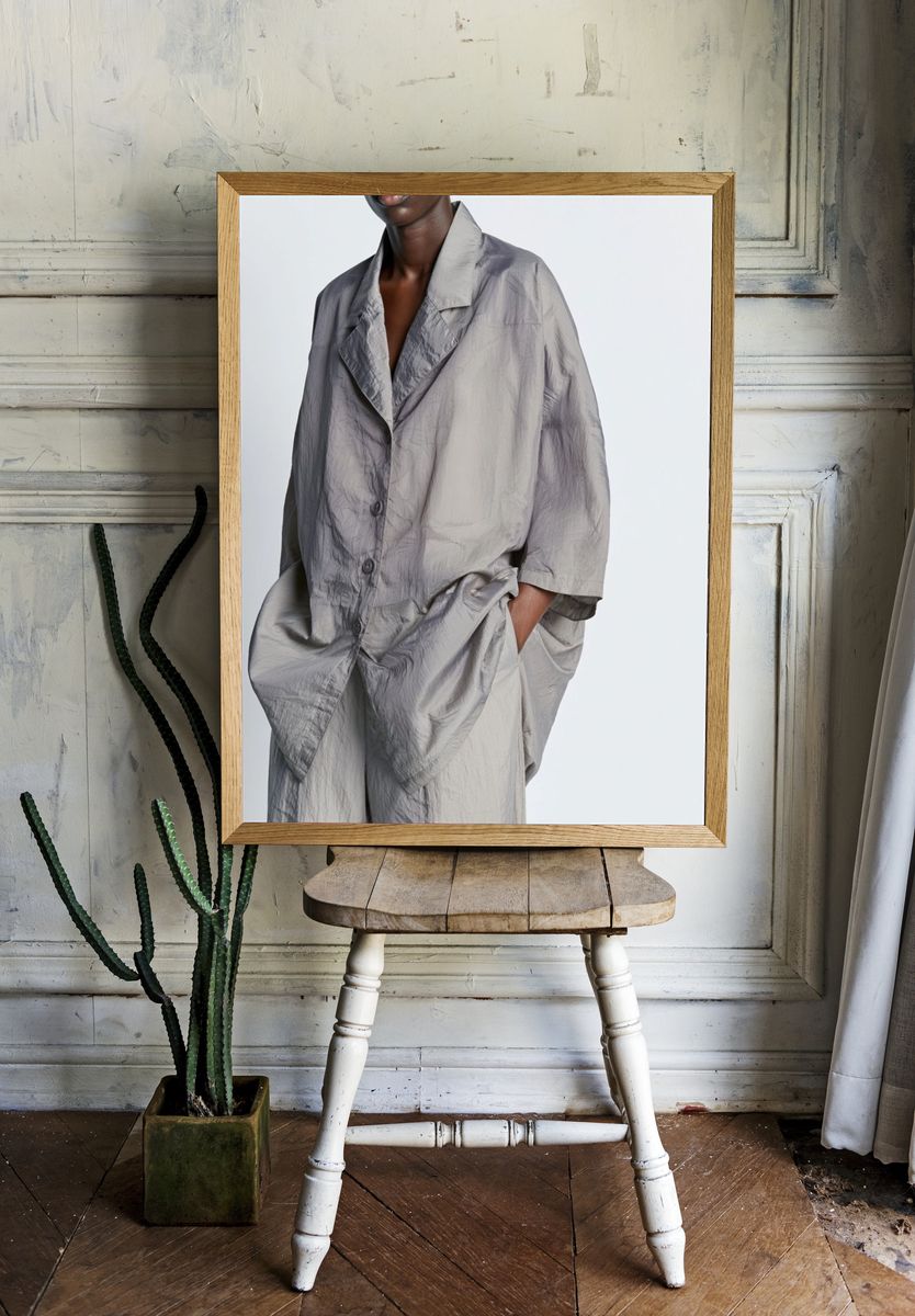 Minimalist Fashion Portrait Poster. — room view 1