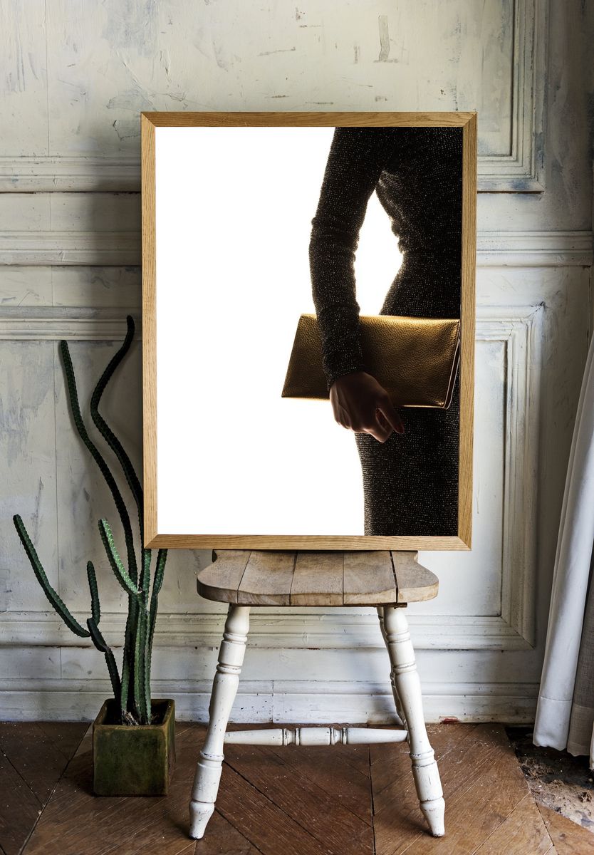Elegant Fashion Clutch Poster. room preview