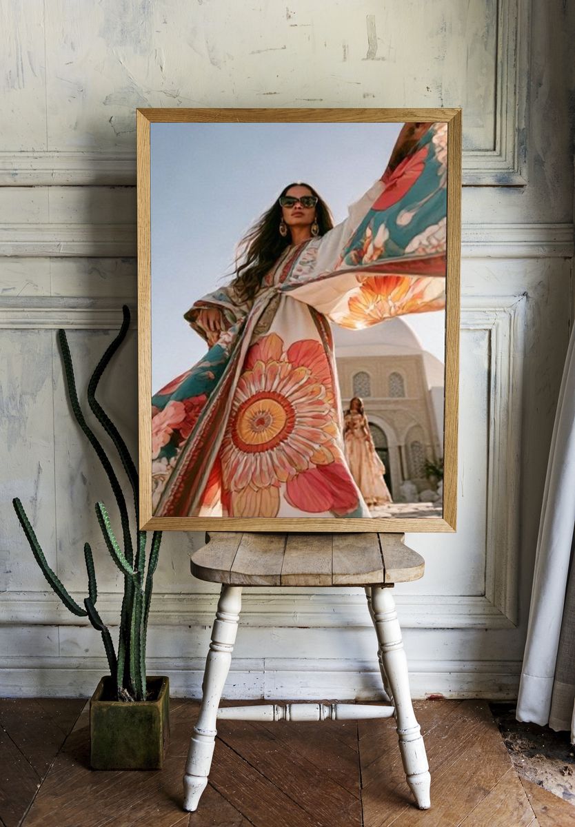 Fashion Portrait Poster. room preview