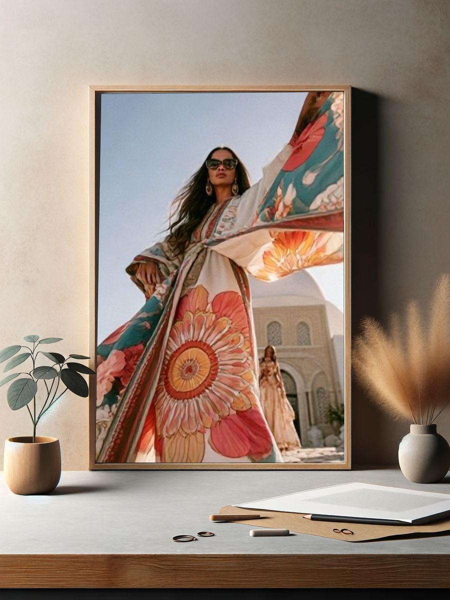 Fashion Portrait Poster. — room view 2