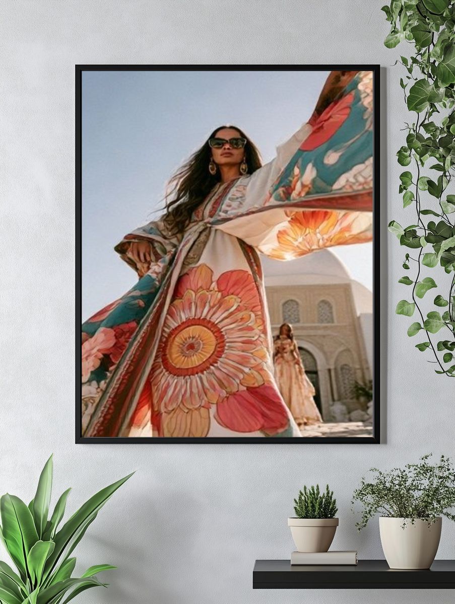 Fashion Portrait Poster. — room view 4