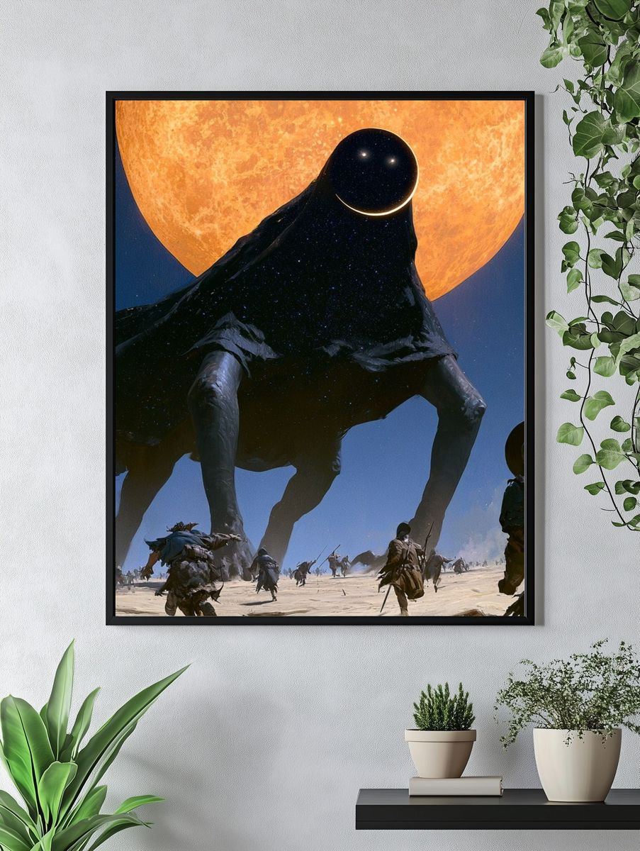 Celestial Giant — Surrealism Print. — room view 4