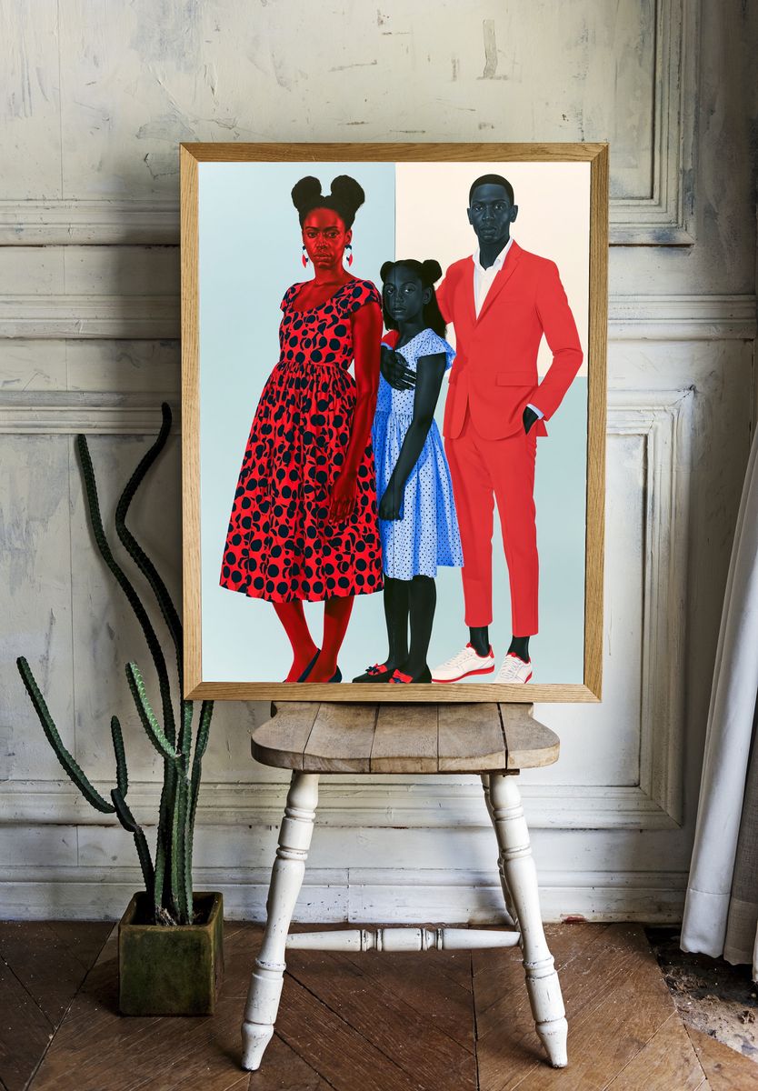 Bold Fashion Portrait Poster. — room view 1