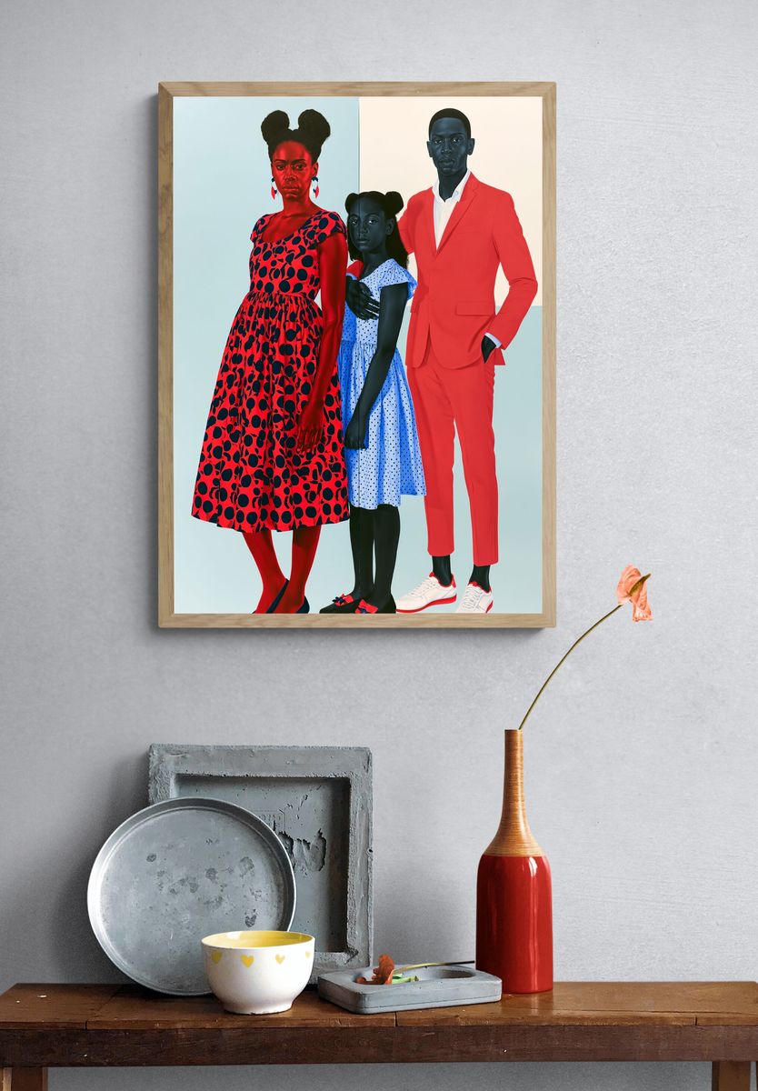 Bold Fashion Portrait Poster. — room view 3