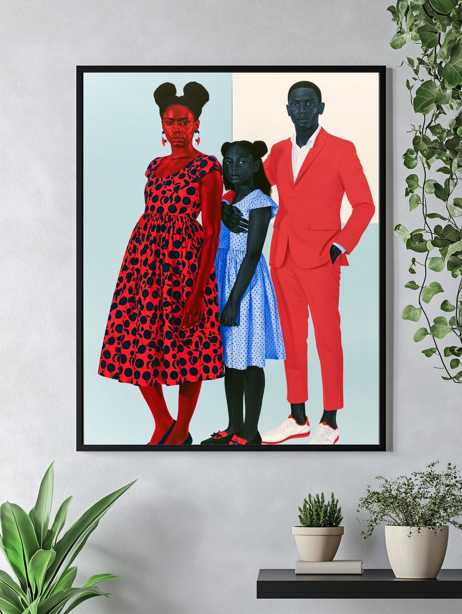 Bold Fashion Portrait Poster. — room view 4