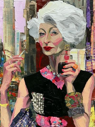 Fashion Portrait Contemporary Print.