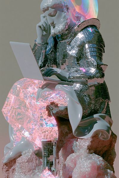 Digital Thinker Surrealism Poster.