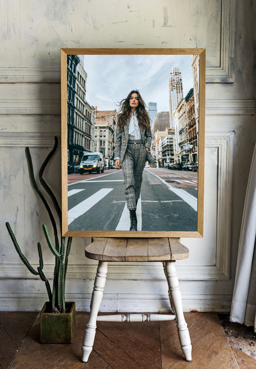 City Street Fashion Photography Poster. — room view 1