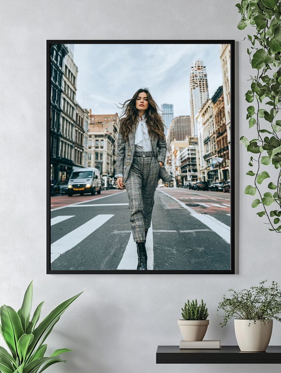 City Street Fashion Photography Poster. — room view 4