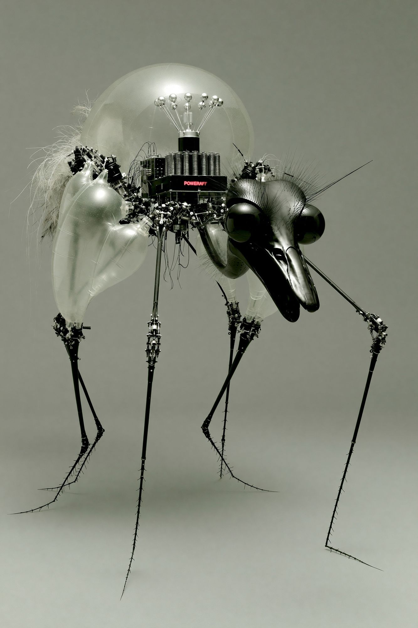 Surreal Mechanical Insect Print. poster detail