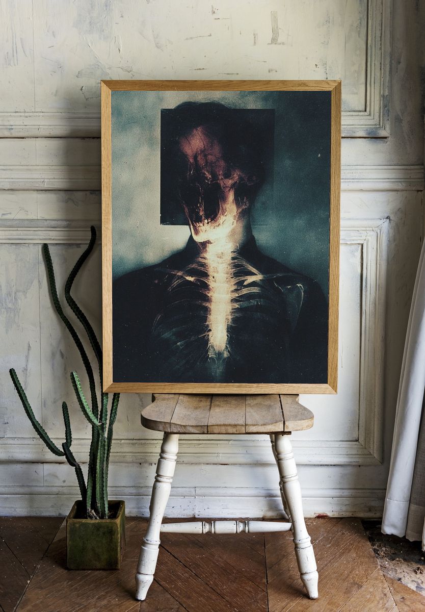 X-Ray Figure Surrealism Poster. — room view 1