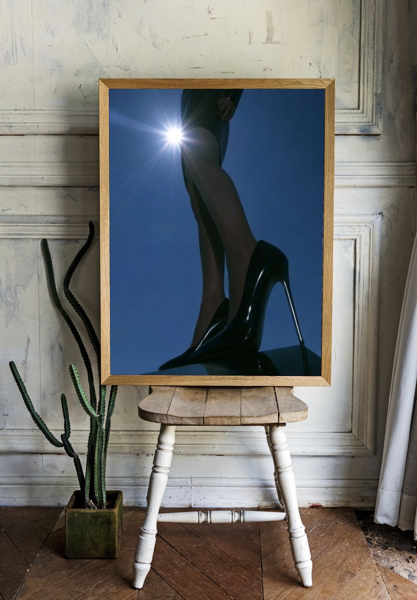 High Heels Fashion Photography Poster. — room view 1