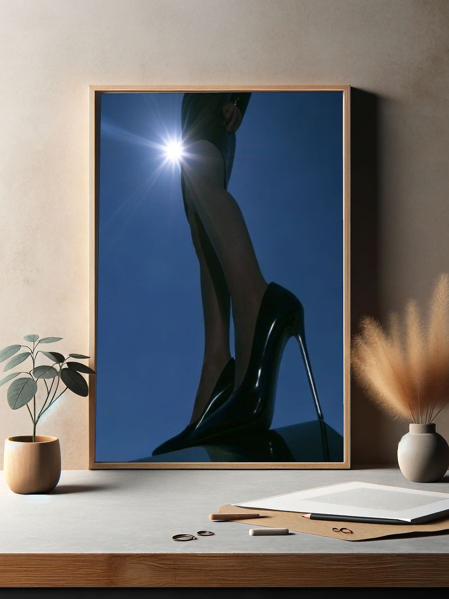 High Heels Fashion Photography Poster. — room view 2