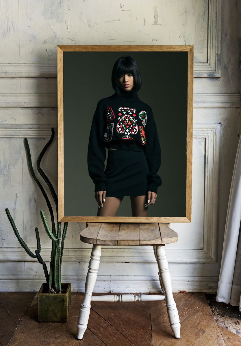 Fashion Portrait Photography Poster. — room view 1