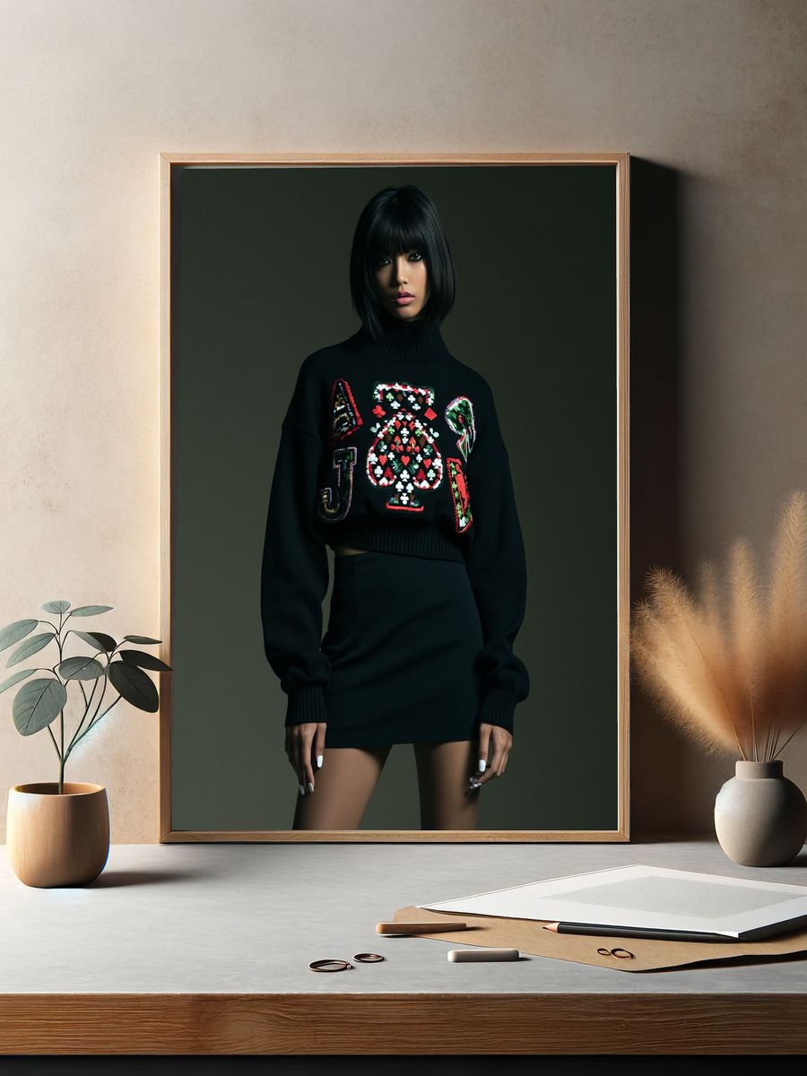 Fashion Portrait Photography Poster. — room view 2