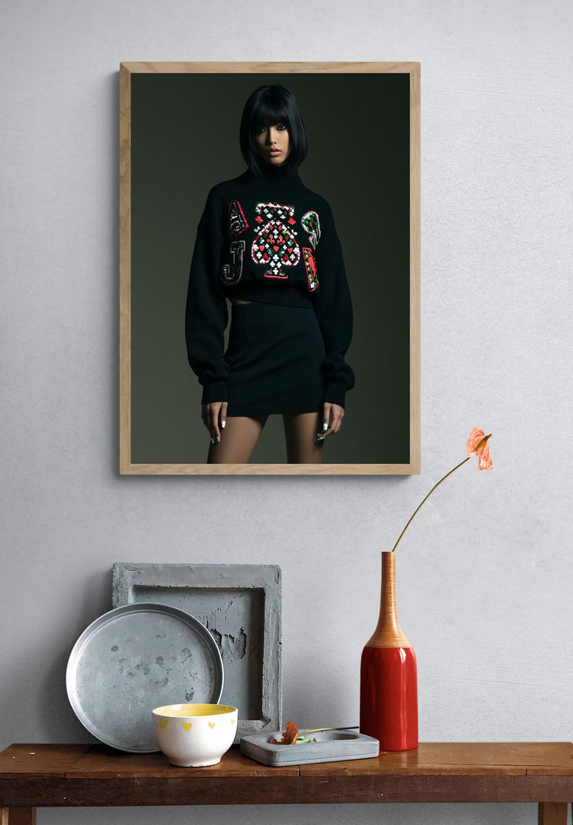 Fashion Portrait Photography Poster. — room view 3