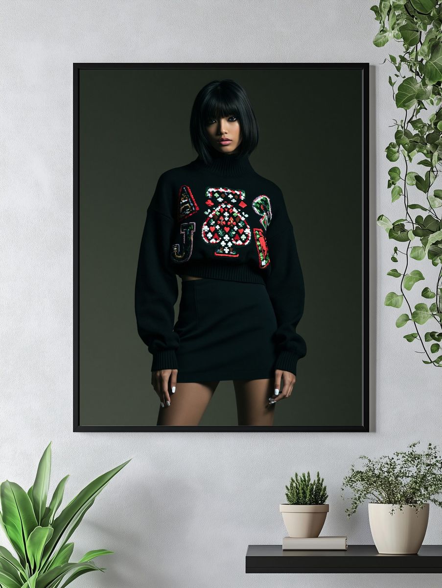 Fashion Portrait Photography Poster. — room view 4