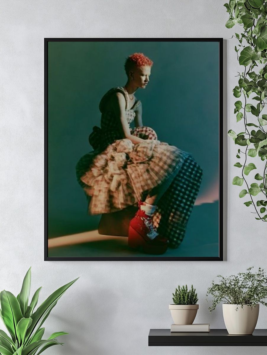 Avant-Garde Fashion Portrait Poster. — room view 4