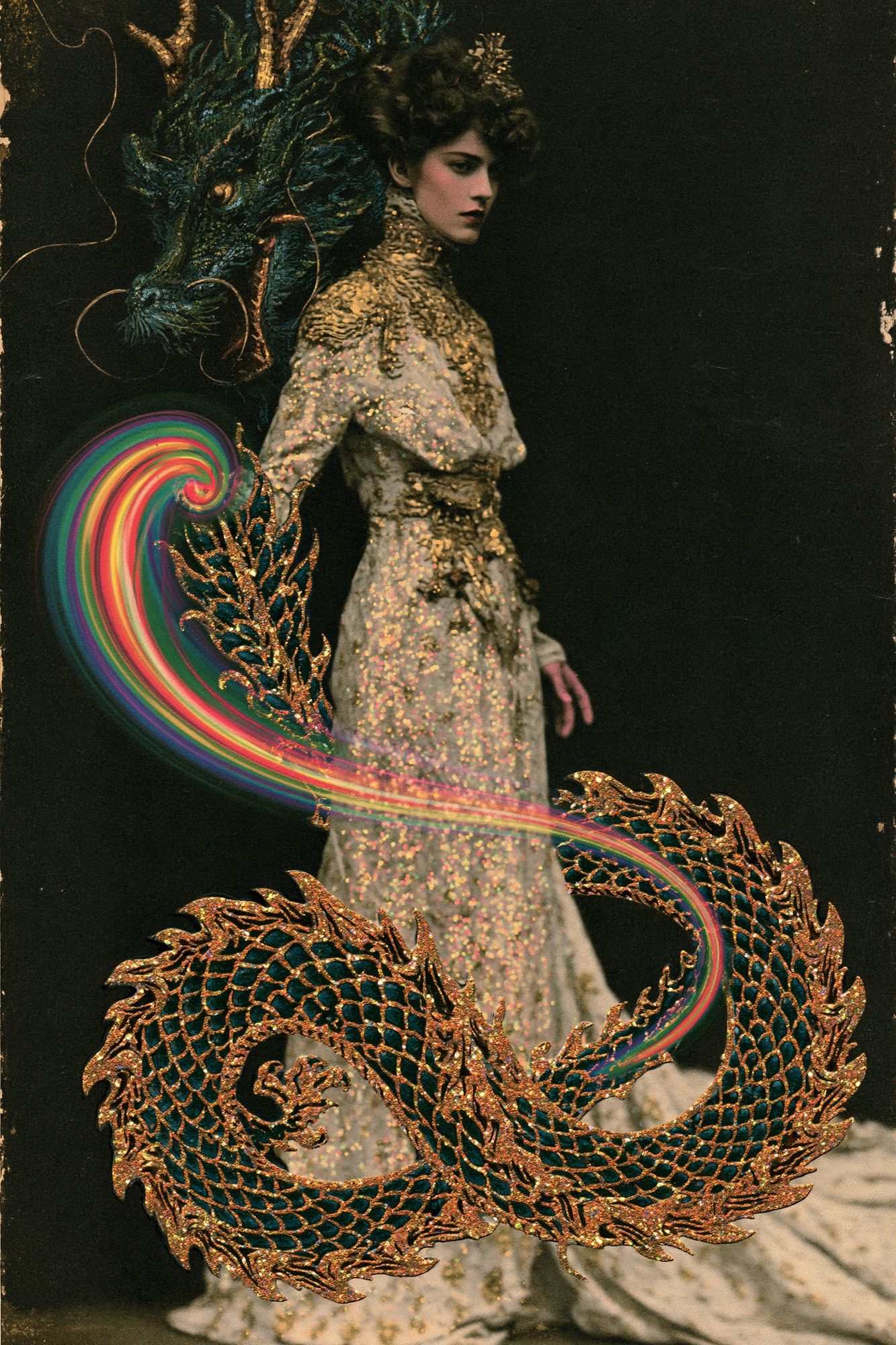 Mystic Dragon Fashion Print. poster detail